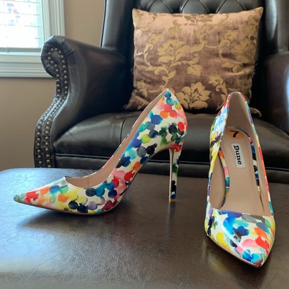 Dune multicoloured stiletto heels NWOT - Picture 3 of 3